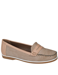 SOFT STYLE TAUPE JAMESE MOCASSIN LOAFER