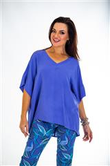 CALYPSO TUNIC CERULEAN TOP