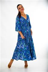 CALYPSO ABSTRACT MAXI DRESS 