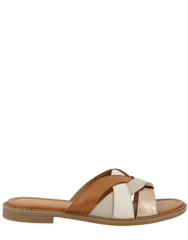 HUSH PUPPIES CAMEL ROSEGOLD ARTEMIS SANDAL 