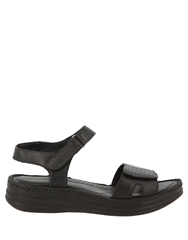 HUSH PUPPIES BLACK NALA SANDAL 