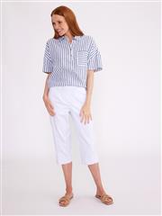YARRA TRAIL WHITE CAPRI PANTS