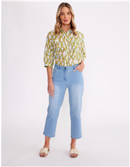 YARRA TRAIL LIGHT WASH CROPPED JEAN 