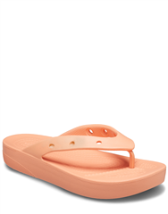 CROCS PAPAYA CLASSIC PLATFORM FLIP FLOP