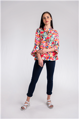 JOLIE PINK MULTI BUTTON UP JACKET 