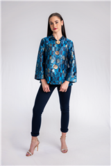 JOLIE BLUE MULTI LYNN JACKET