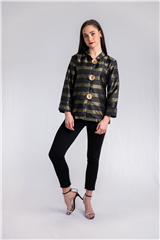 JOLIE GOLD & BLACK LYNN JACKET 