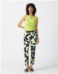 JOSEPH RIBKOFF ABSTRACT VANILLA MULTI PANTS