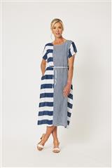 GORDON SMITH NAVY TERRANCE DRESS