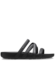 CROCS BLACK SPLASH STRAPPY 