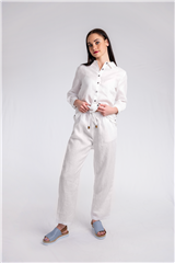 JOLIE WHITE AZANIA PANTS 