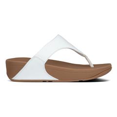 FIT FLOP WHITE LULU LEATHER SANDAL