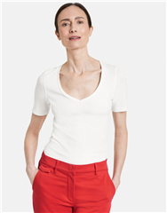 GERRY WEBER OFF WHITE T-SHIRT 