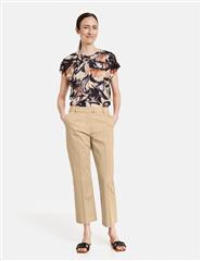 GERRY WEBER CARAMEL 7/8 LENGTH TROUSERS