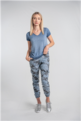 MADE IN ITALY BLUE SPOTTED PANTS 