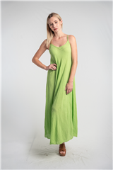 MADE IN ITALY GREEN LONG DRESS 