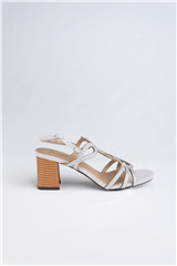 JOLIE HEEL SILVER DIAMANTE HEEL