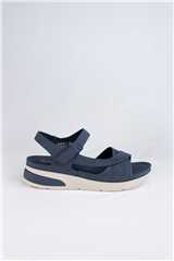 JOLIE NAVY FLATFORM SANDAL 