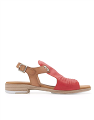 PAULA URBAN RED LOW HEEL SANDAL 