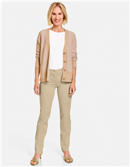GERRY WEBER FAWN TROUSERS 