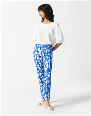 JOSEOH RIBKOFF BLUE VANILLA ABSTRACT PANTS