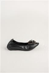 JOLIE BLACK PEEP TOE PUMP