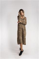 MADE IN ITALY LEOPARD LONG DRESS 