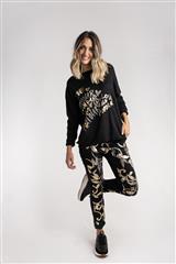 MADE IN ITALY BLACK GOLD AMOUR TOP