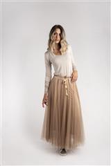 MADE IN ITALY BROWN SKIRT 