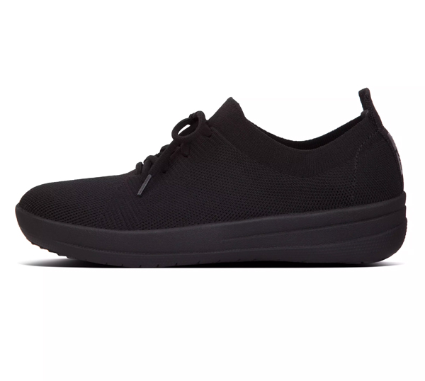 black f sporty uberknit