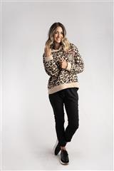 MADE IN ITALY LEOPARD TRACKSUIT TOP 