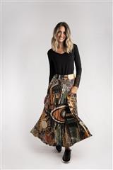 MADE IN ITALY MULTI LONG SKIRT 