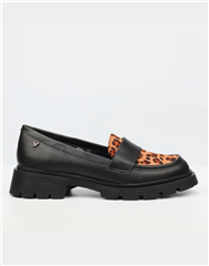 BUTTERFLY FEET BLACK REISS2 MOCASSIN LOAFER