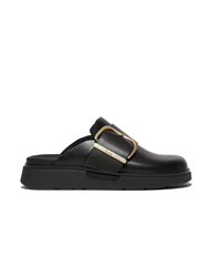 FIT FLOP BLACK MAXI BUCKLE MULE 