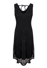 MADE IN ITALY BLACK LACE DRESS 