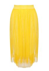 MADE IN ITALY YELLOW TULE SKIRT