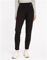 SIROCCO BLACK PONTE PANTS 