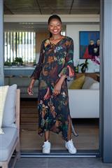 ICONIC BLACK PAISEY ANGELICA DRESS 