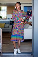 ICONIC TRAINGLES DELIA DRESS 