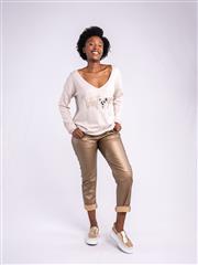 MADE IN ITALY BEIGE VINTAGE TOP 