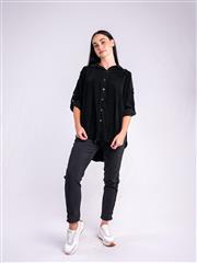 MADE IN ITALY BLACK FLOWERS JACKET 