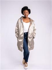 MADE IN ITALY GOLD METALLIC COAT 