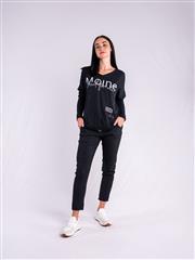 MADE IN ITALY BLACK MOINE TOP 
