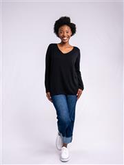 MADE IN ITALY KNIT BLACK TOP 