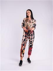MADE IN ITALY BROWN MULTI PANTS 
