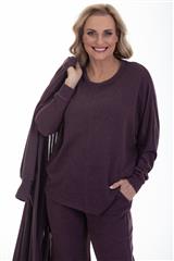 CALYPSO PLUM TUNIC TOP