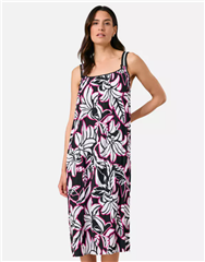 GERRY WEBER BLACK WHITE PINK PATTERN DRESS 