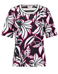 GERRY WEBER BLACK WHITE PATTERN JUMPER 