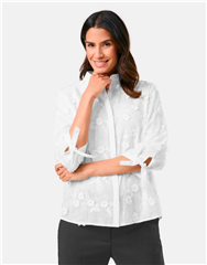 GERRY WEBER WHITE FLOWER BLOUSE 