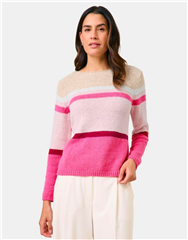 GERRY WEBER LILAC ROSE BLOCK STRIPES JUMPER 